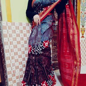 new least wedding Sambalpuri pasapali cotton saree